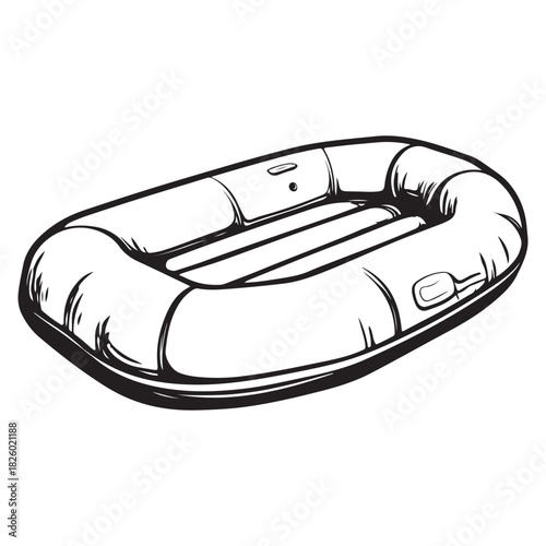 Inflatable Rescue Boat for Outdoor Activities and Water Adventures with Safety Features and Comfort Design