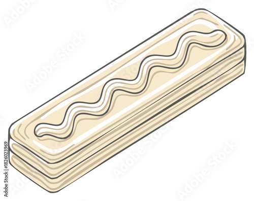 Wood board with applied wavy glue line for bonding construction and DIY crafts