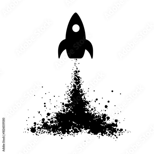 Black silhouette of a human skull with detailed features isolated on a white background for artistic and educational purposes