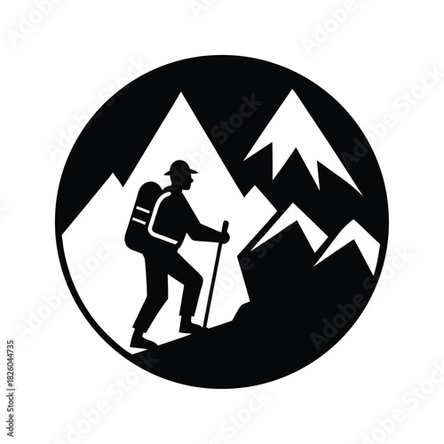Mountain Climber Icon