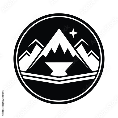 Mountain Expedition Icon Background