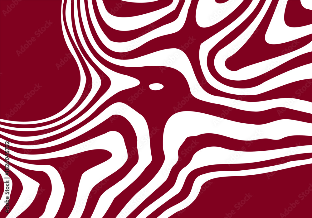 Obraz premium Elegant geometric abstraction with distorted stripes for a modern presentation background. Eps 10