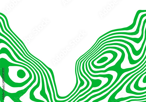 Modern fashionable background with flowing green and white lines, capturing attention. Eps 10