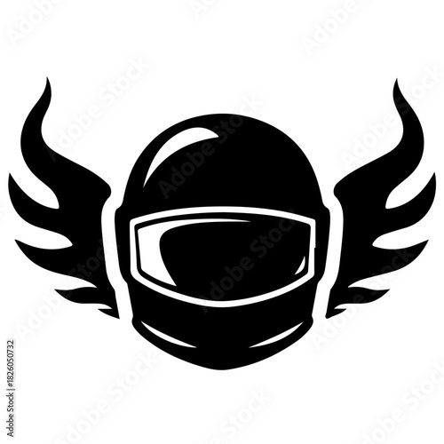 Minimalist black silhouette of a person sitting cross-legged in a peaceful meditative pose against a white background