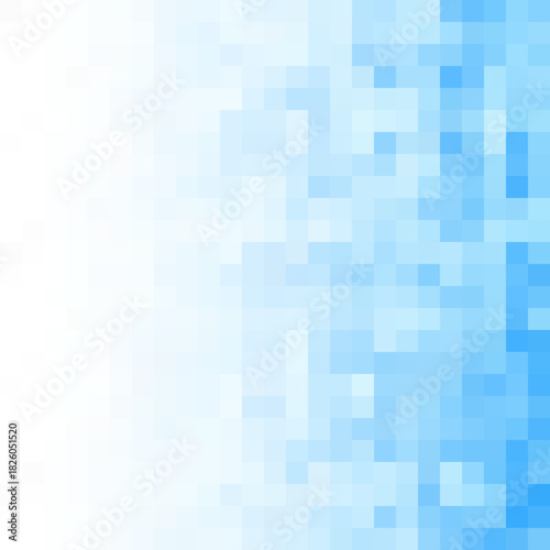 Abstract background with blue hexagons.