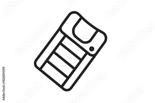 Compact rolled sleeping bag essential equipment for outdoor camping, hiking, and wilderness travel adventures