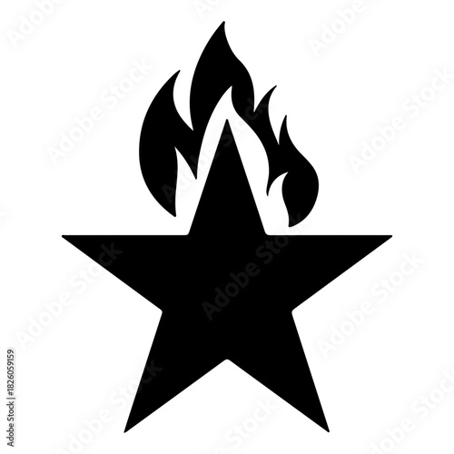 Elegant black silhouette of a graceful dancer in mid-motion, capturing the beauty and artistry of dance movements for creative projects