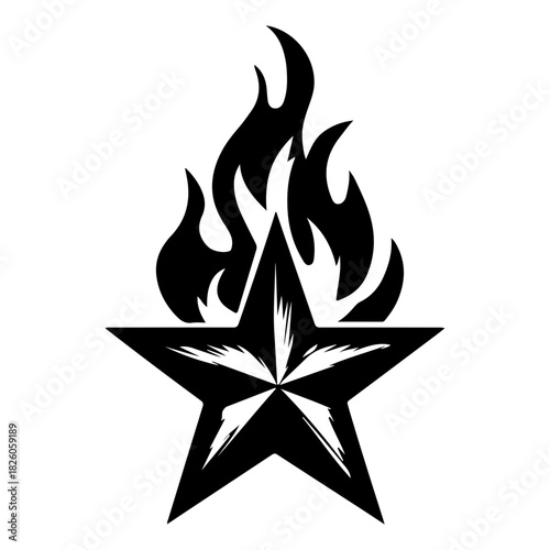 Black silhouette of a cat stretching on a white background, showcasing graceful movement and elegance in feline form