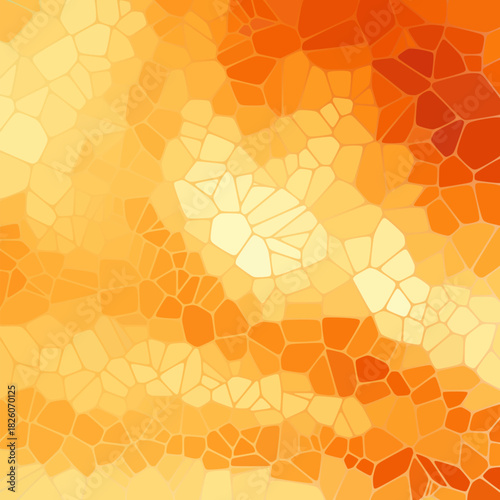 orange colored pebbles. colorful background. Vector graphics. eps 10