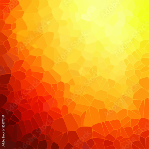 orange abstract background made of pebbles. presentation template for a construction company. eps 10