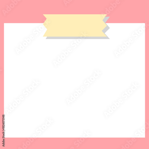 Kawaii Pink Valentine Sticky Notes for Digital Planners and Print, valentine background