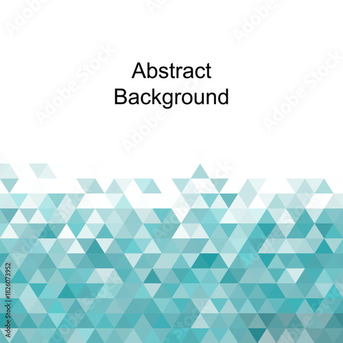 Technology triangles banner template. Vector blue triangles background. eps 10