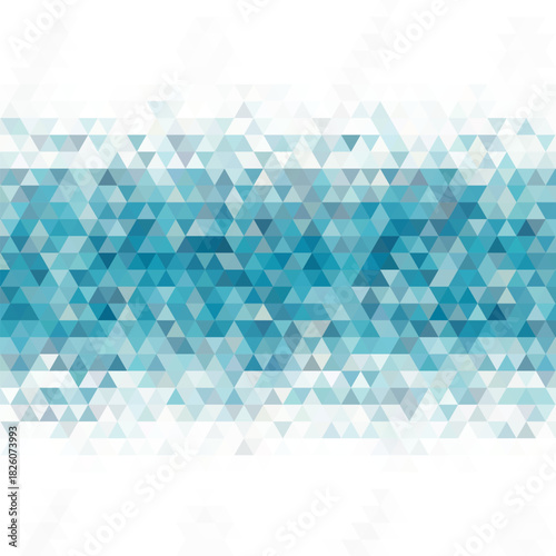 blue geometric background. triangle design. eps 10