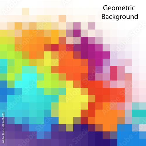 Background of diagonal squares. Different shades. With color transitions. eps 10