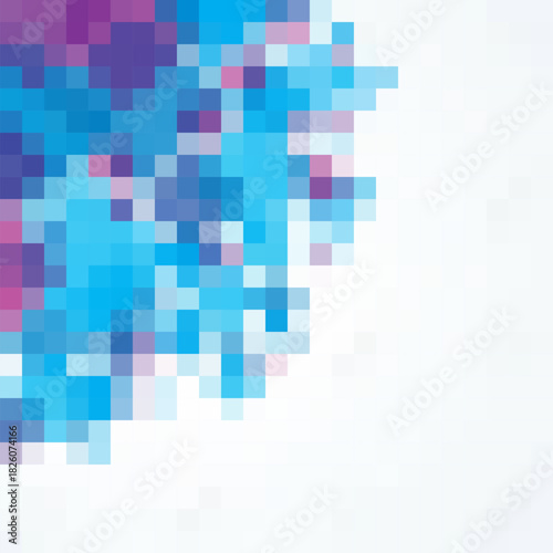 A blue abstract background design with squares. eps 10
