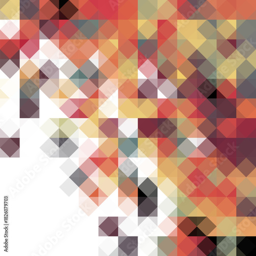 Abstract decorative pixelated colorful texture. vector pattern. eps 10