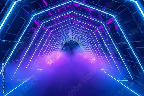 3D Geometric & Sci-Fi Backgrounds