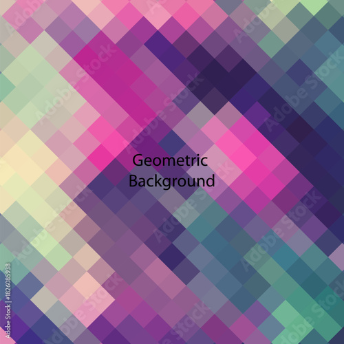 Vector background. Illustration of an abstract texture with squares. Pattern design for banner, poster, flyer, postcard, cover, brochure. eps 10