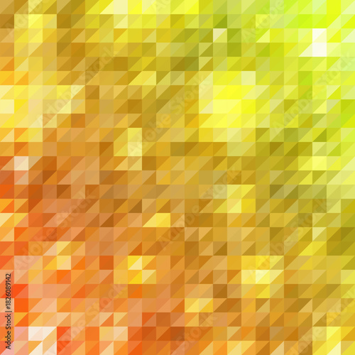 yellow triangular background. abstract vector background eps 10