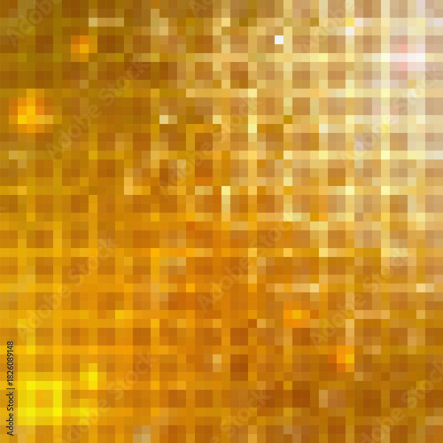 gold square background. presentation template. polygonal style. eps 10