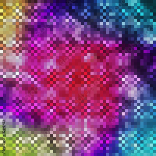 colorful abstract triangles. layout for advertising. eps 10