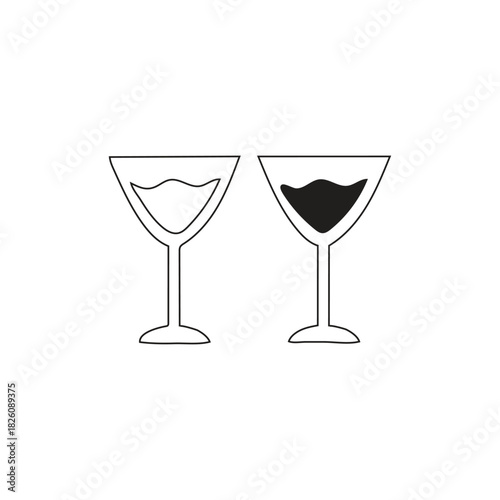 Wine glass icon