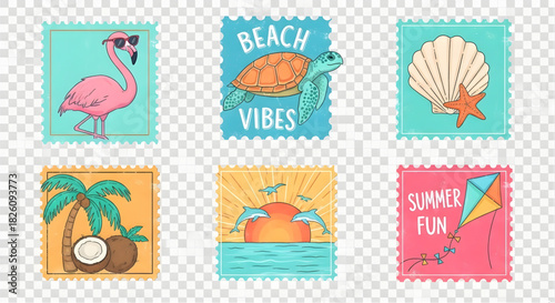 Stamps for summer vacation