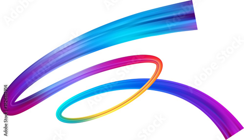 Rainbow Color Ribbon