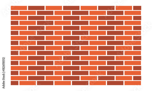Web  Brick wall seamless of brick laying pattern flat art style. vector illustration. EPS 10
