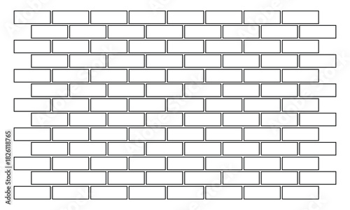 Web  Brick wall seamless of brick laying pattern flat art style. vector illustration. EPS 10