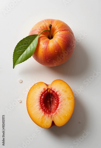 ripe juicy peach