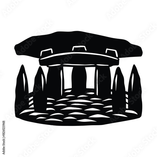 Neolithic Worship Site Symbol