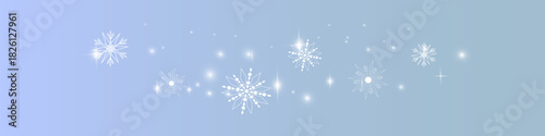 Snow on transparent background. Winter snowfall effect of falling white snow flakes and shining, New Year snowstorm or blizzard realistic backdrop. Christmas or Xmas holidays.