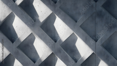 Architectural Symmetry: A captivating close-up of a modern architectural structure with a play of light and shadow.