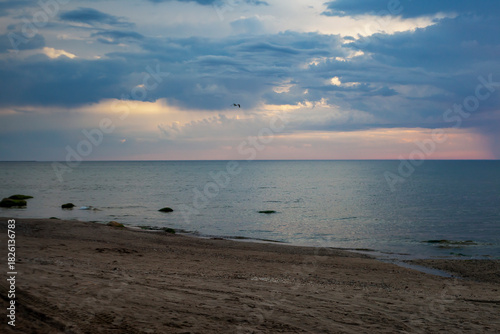 Fototapeta Naklejka Na Ścianę i Meble -  View of the Baltic sea coast.