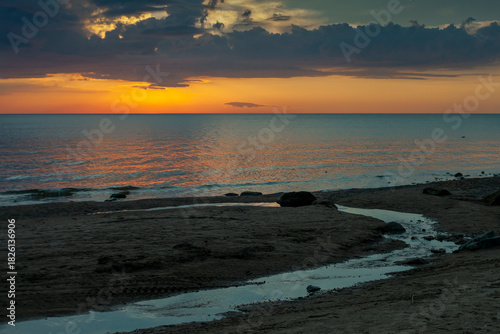 View of the Baltic sea coast.