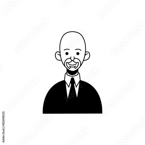 Entrepreneur cartoon illustration