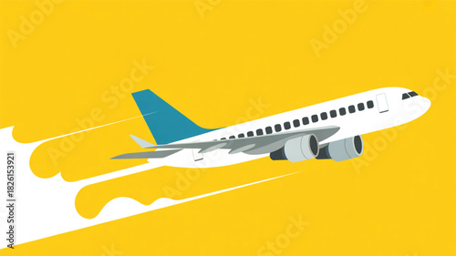 airplane flying in the sky