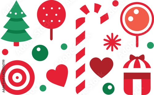 Adobe Illustrator Artwork New Year Promotion Poster or banner with gift box and christmas element for Retail,Shopping or Christmas Promotion.New year 2023 Symbol with red ball ornaments. Vector illust