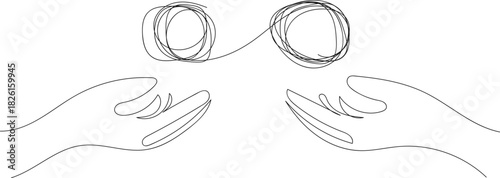 Two figures silhouetted against a dark background. A stark silhouette of two figures, possibly a couple, in a close embrace against a deep black void.