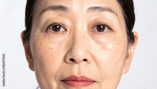 中年女性の顔