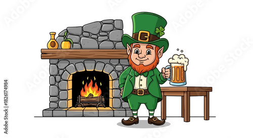 Leprechaun Celebrates St