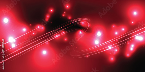 creative red curve luxury on dark gradient background for branding presentation, banner, and poster. vector eps10