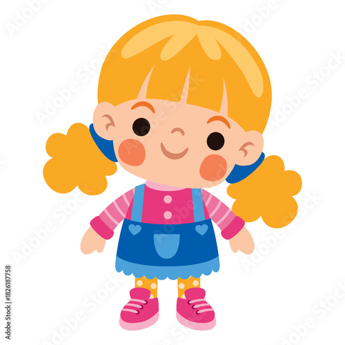 Cartoon Drawing Of A Doll