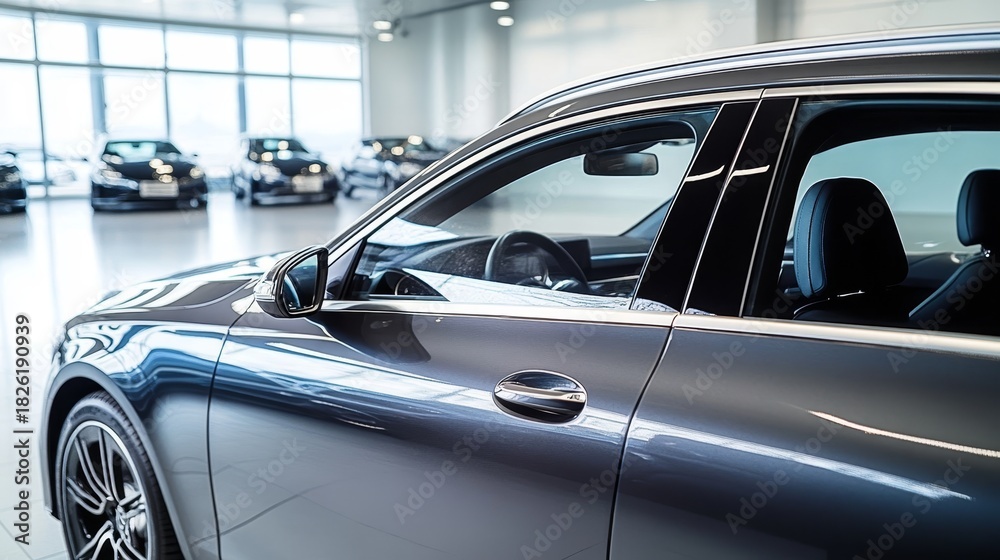 Fototapeta premium Enhancing Automotive Elegance The Impact of Professional Window Film Application on Cars