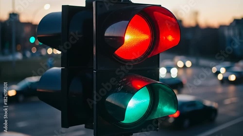 Traffic Light Signals Red and Green - A Visual Guide.