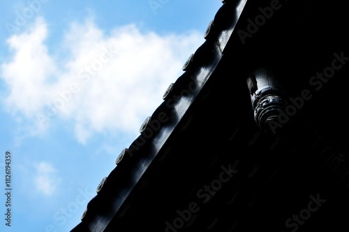 traditional roof in China