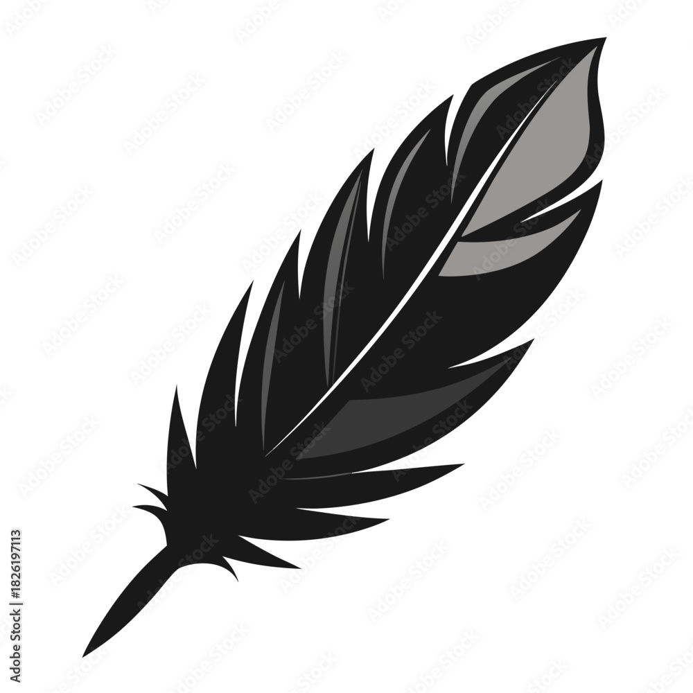 Obraz premium feather pen vector