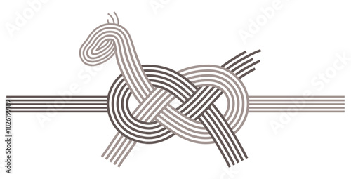 午年　馬をモチーフにした水引き