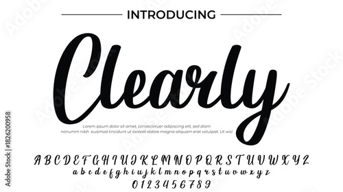 Clearly - Elegant Script Font for Smooth Handwritten Design and Creative Typography